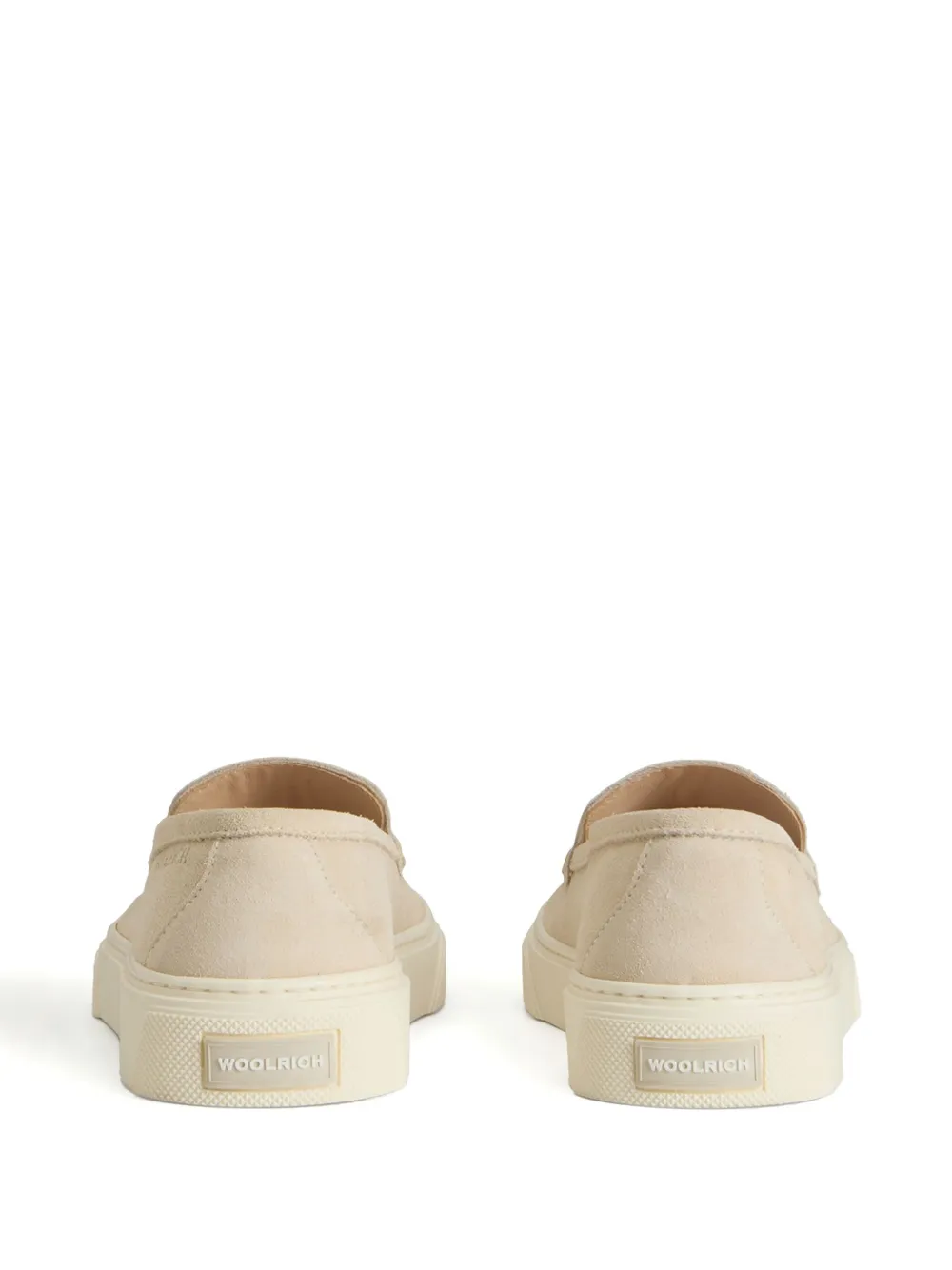 Woolrich leather loafers Neutrals