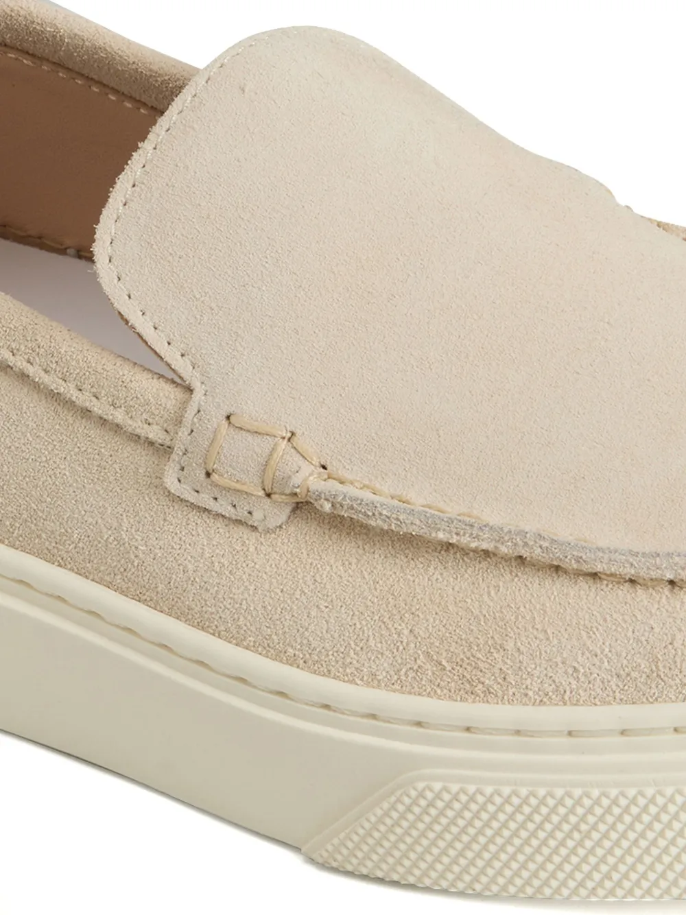 Woolrich leather loafers Neutrals