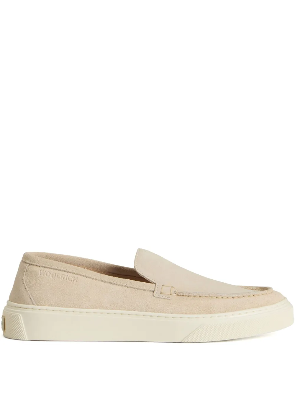 Woolrich leather loafers Beige