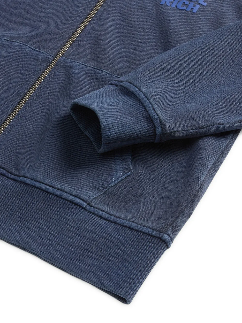 Woolrich Hoodie met rits Blauw