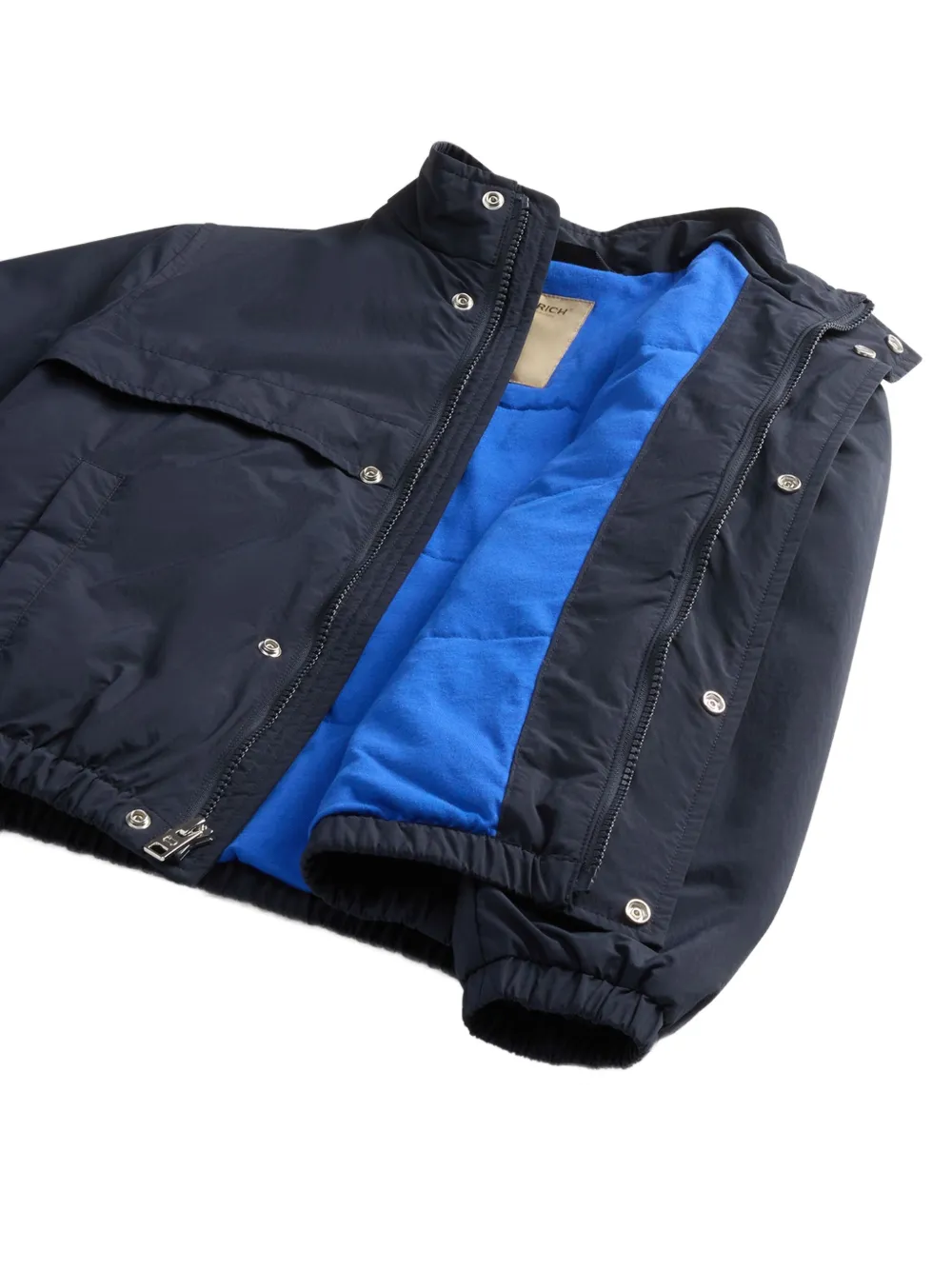 Woolrich Taslan gewatteerd jack Blauw