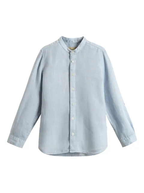 Woolrich band-collar shirt