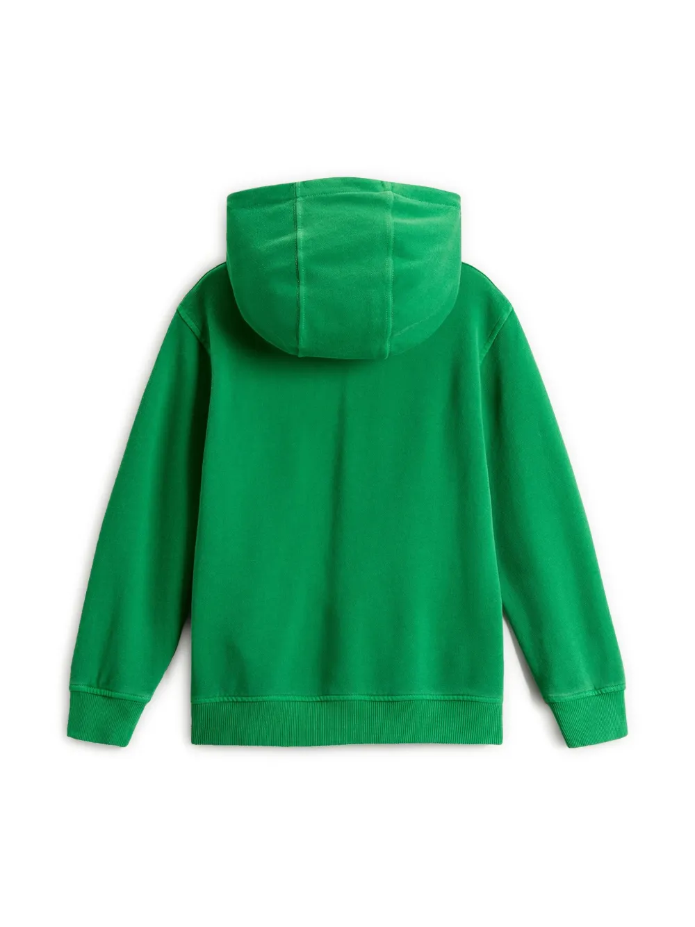 Woolrich flocked-logo hoodie - Groen