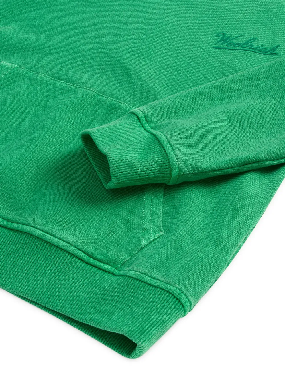 Woolrich Hoodie met logo Groen