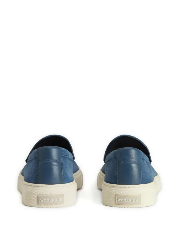 Woolrich slip-on Suede Loafers | Blue | FARFETCH