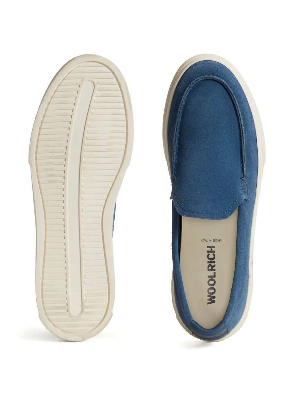 Woolrich Suède loafers Blauw