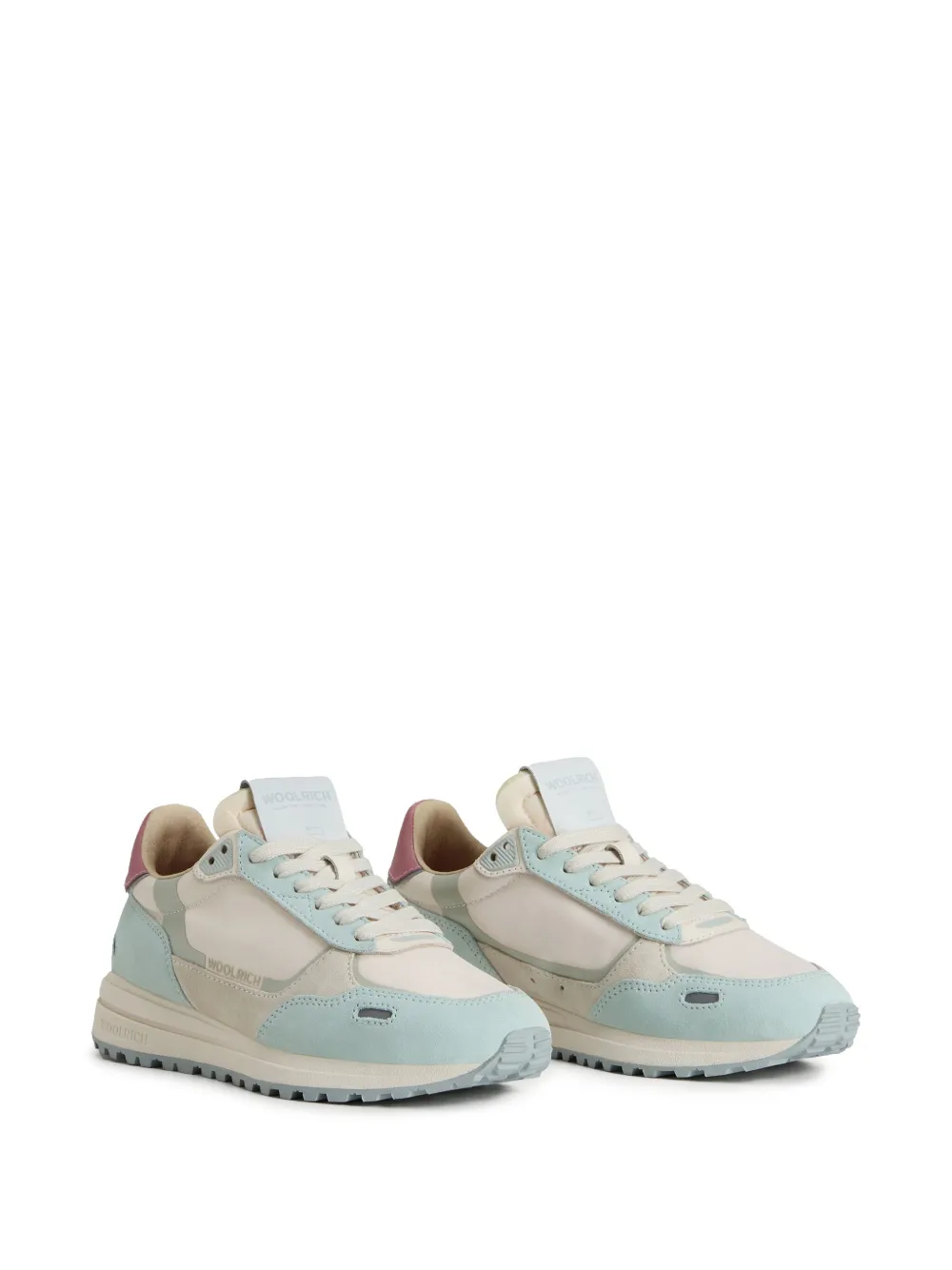 Woolrich Sneakers met vlakken - Beige