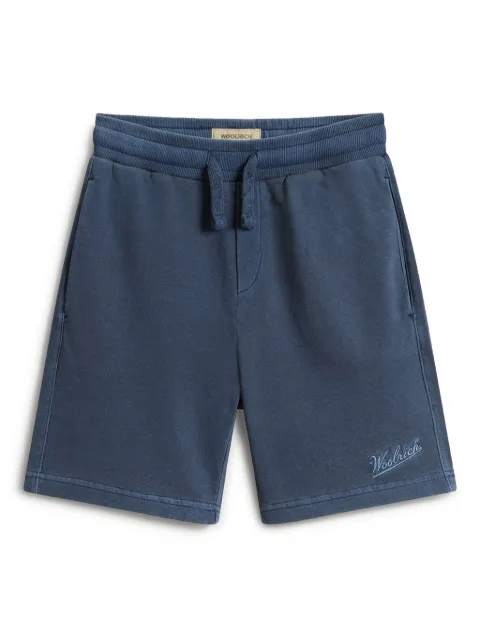 Woolrich logo-embroidered track shorts