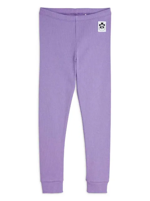 Mini Rodini leggins tejidos de canalé