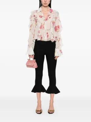 【美品】Blumarine ブルマリン ジャケット 40 フローラル ビジュー Blumarine（ブルマリン）ウィメンズ - FARFETCH