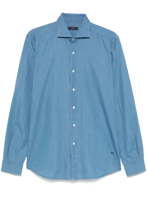 Fay Hemd aus Chambray