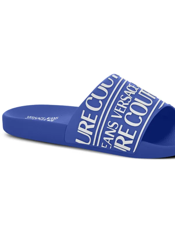 ★VERSACE★ロゴスライド Chain Couture Slides | VERSACE US