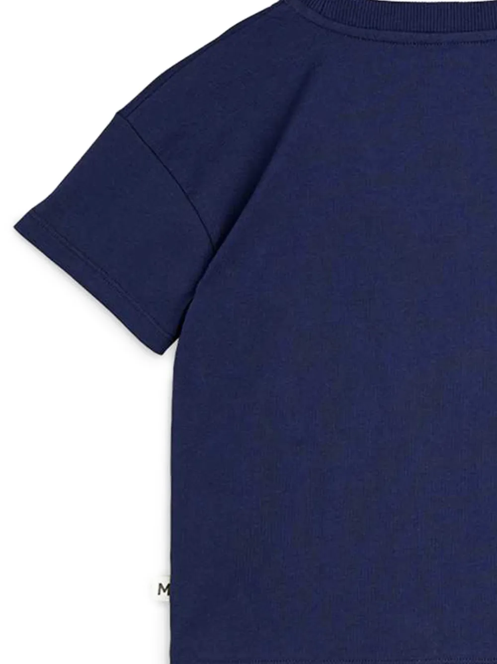 Mini Rodini T-shirt met print Blauw