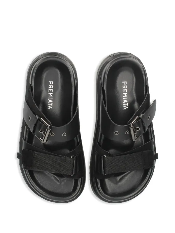 VIP【関税送料無料】希少 PREMIATA BLACK LEATHER STRAP SANDALS Premiata Sandals Women Leather Black | B-Exit – B-Exit top
