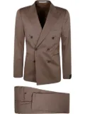 Tagliatore wool suit - Brown