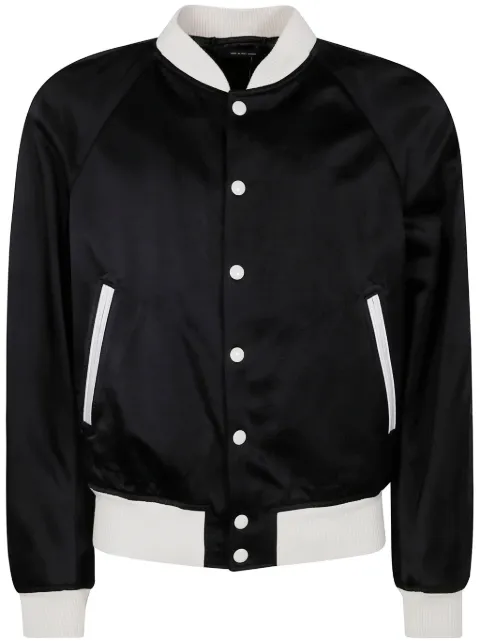 TOM FORD satin bomber jacket