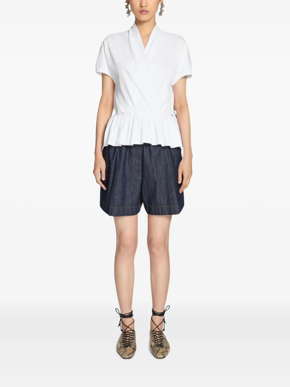DRIES VAN NOTEN cotton T-shirt - Wit