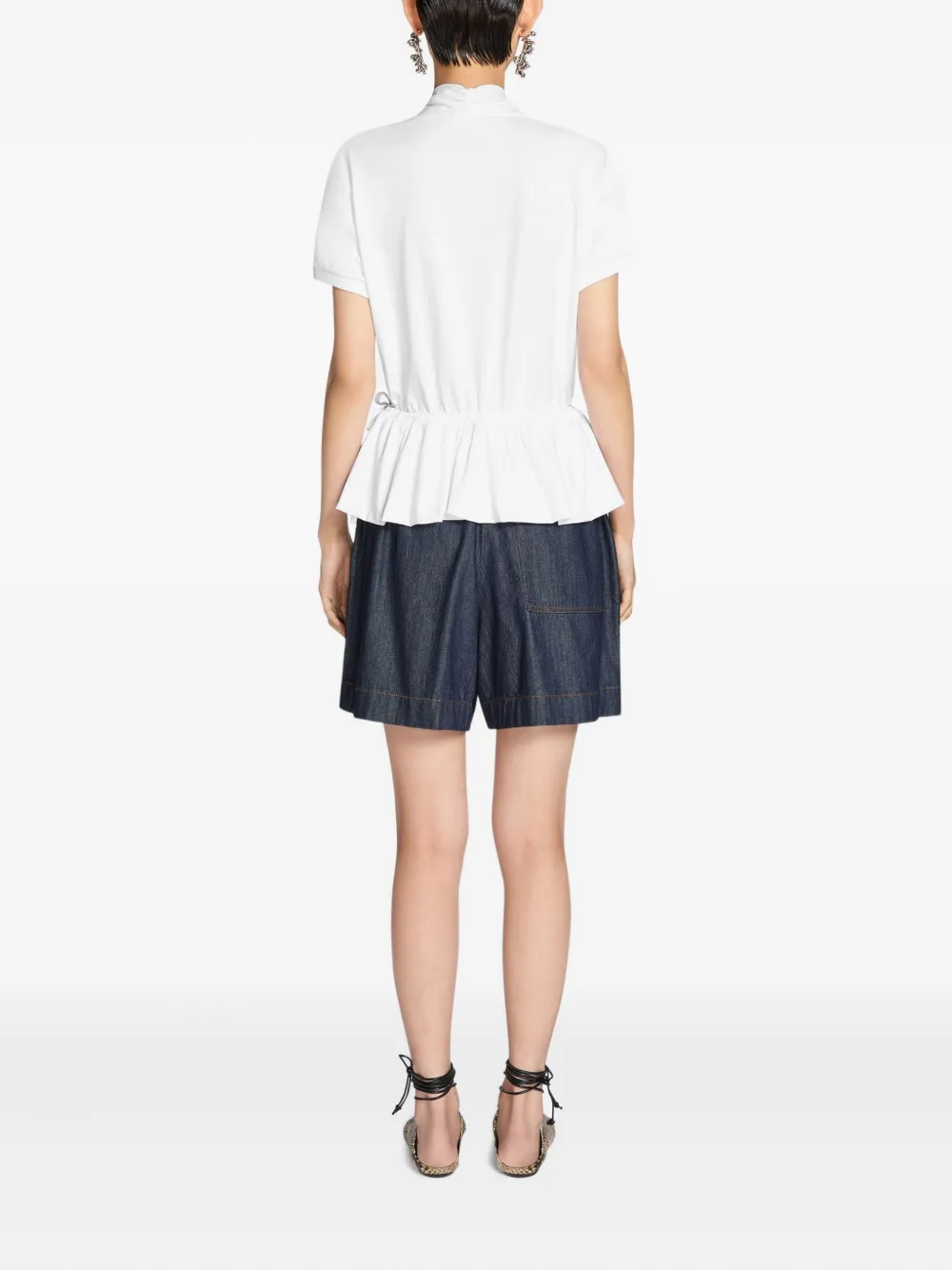 DRIES VAN NOTEN Katoenen T-shirt Wit