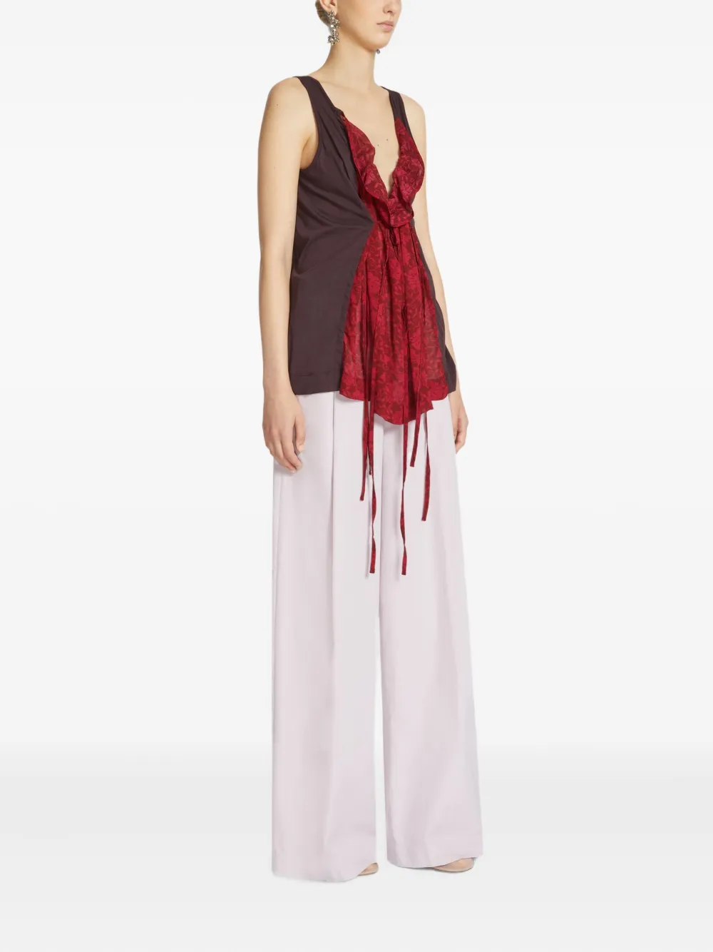 DRIES VAN NOTEN LAYERED TOP