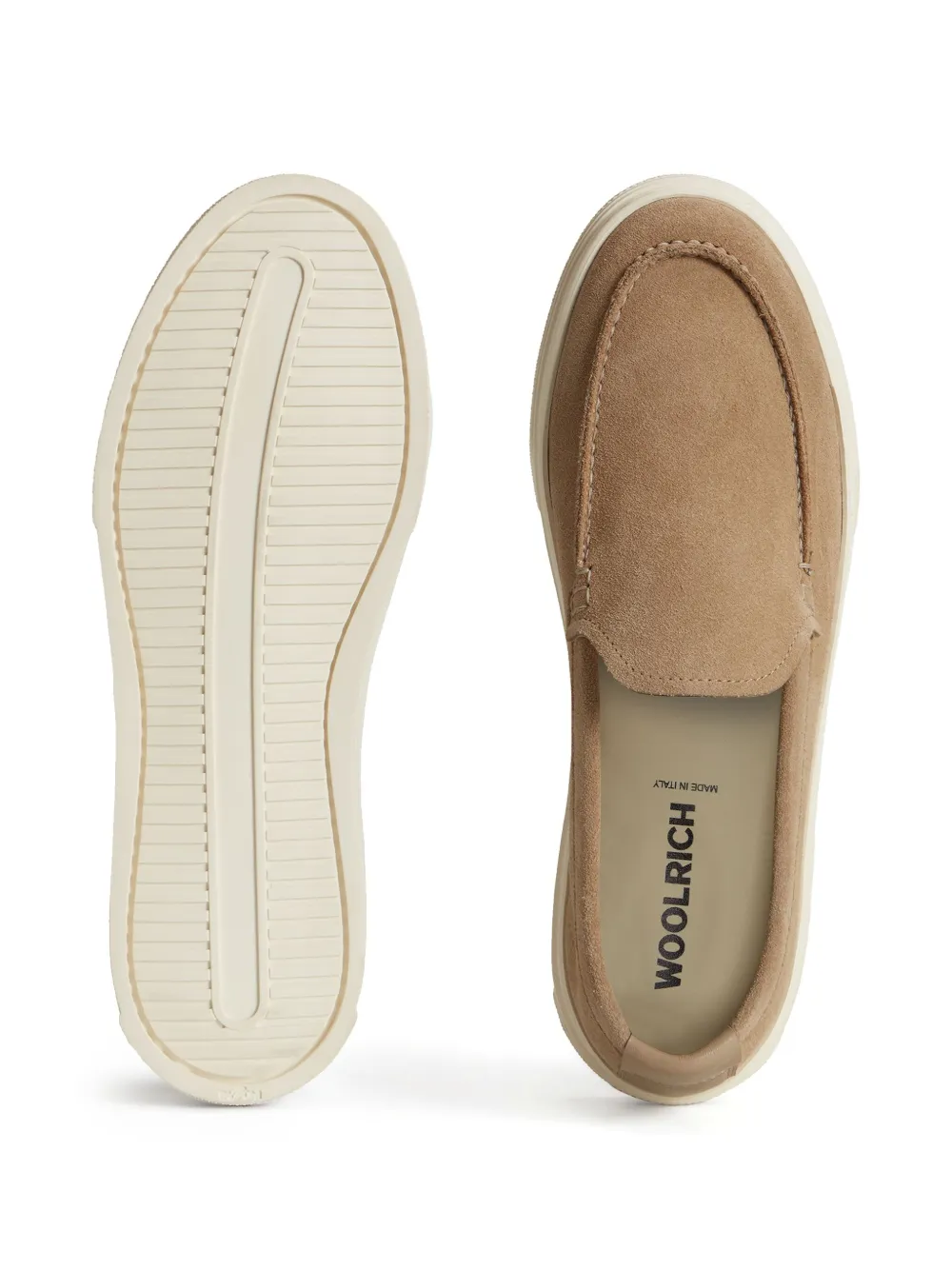 Woolrich slip-on suede loafers Neutrals