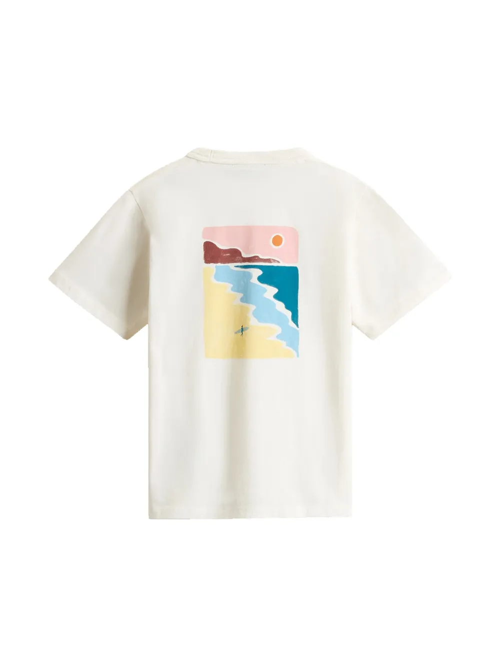 Woolrich T-shirt met Surf-print - Wit