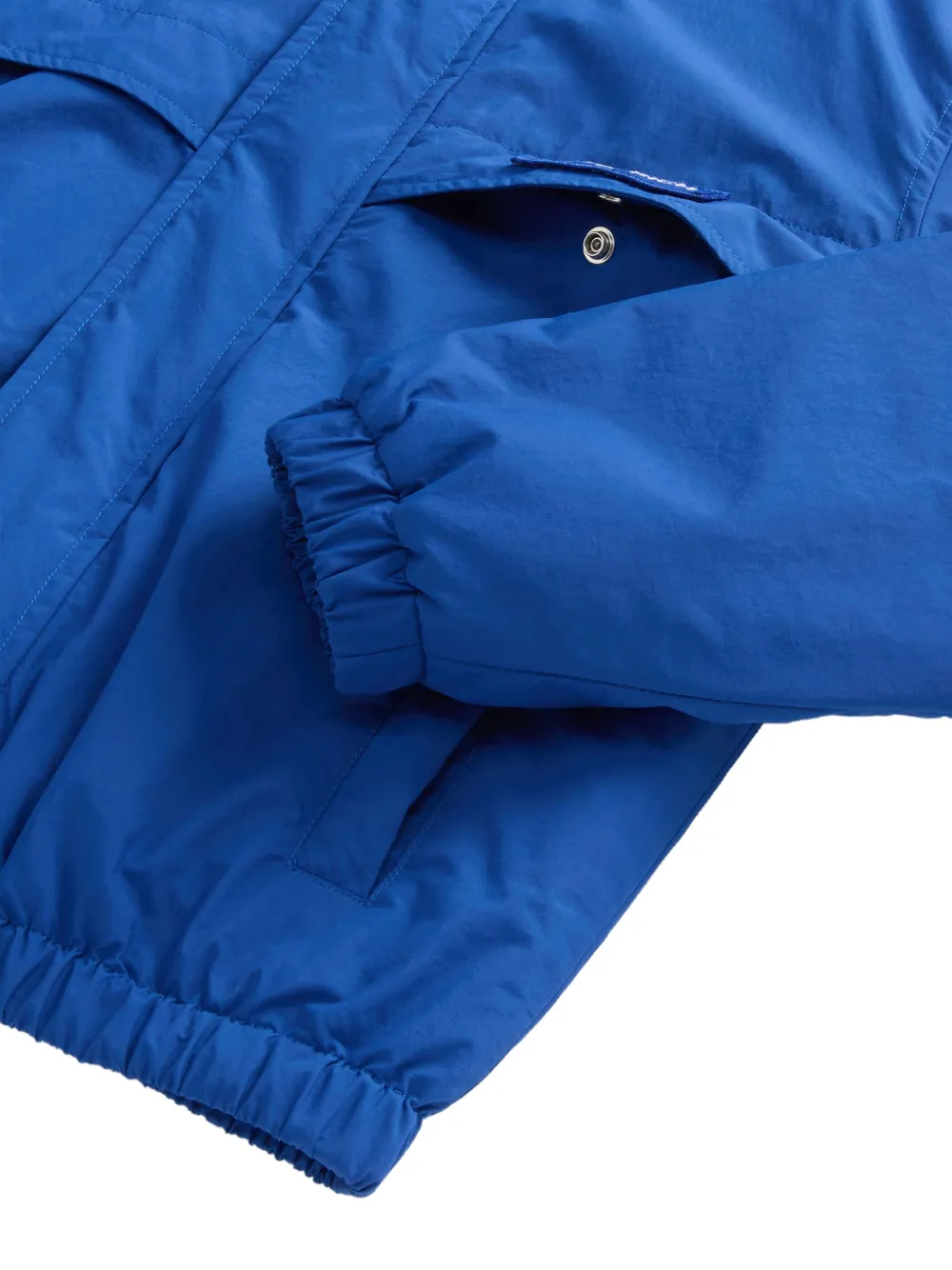 Woolrich Taslan gewatteerd jack Blauw
