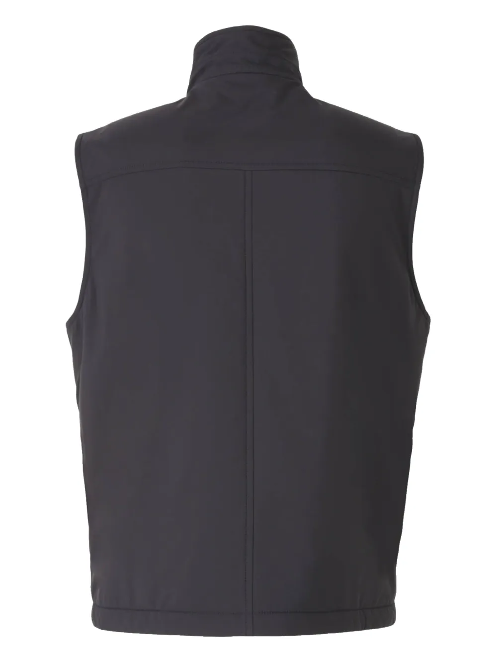 Brioni Gilet met geborduurd logo - Grijs