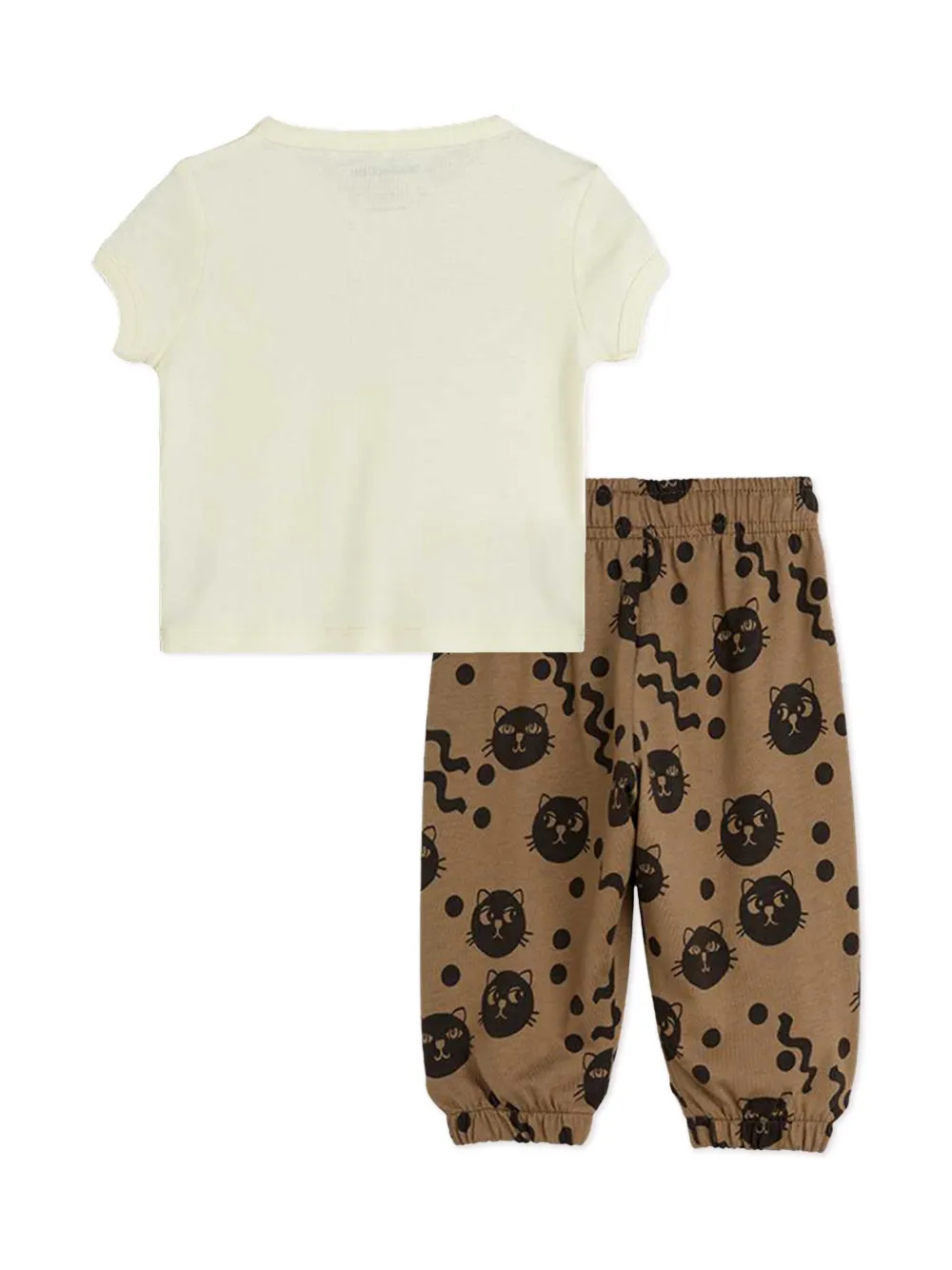 Mini Rodini cats tracksuit set | Tracksuit Sets | Image 2