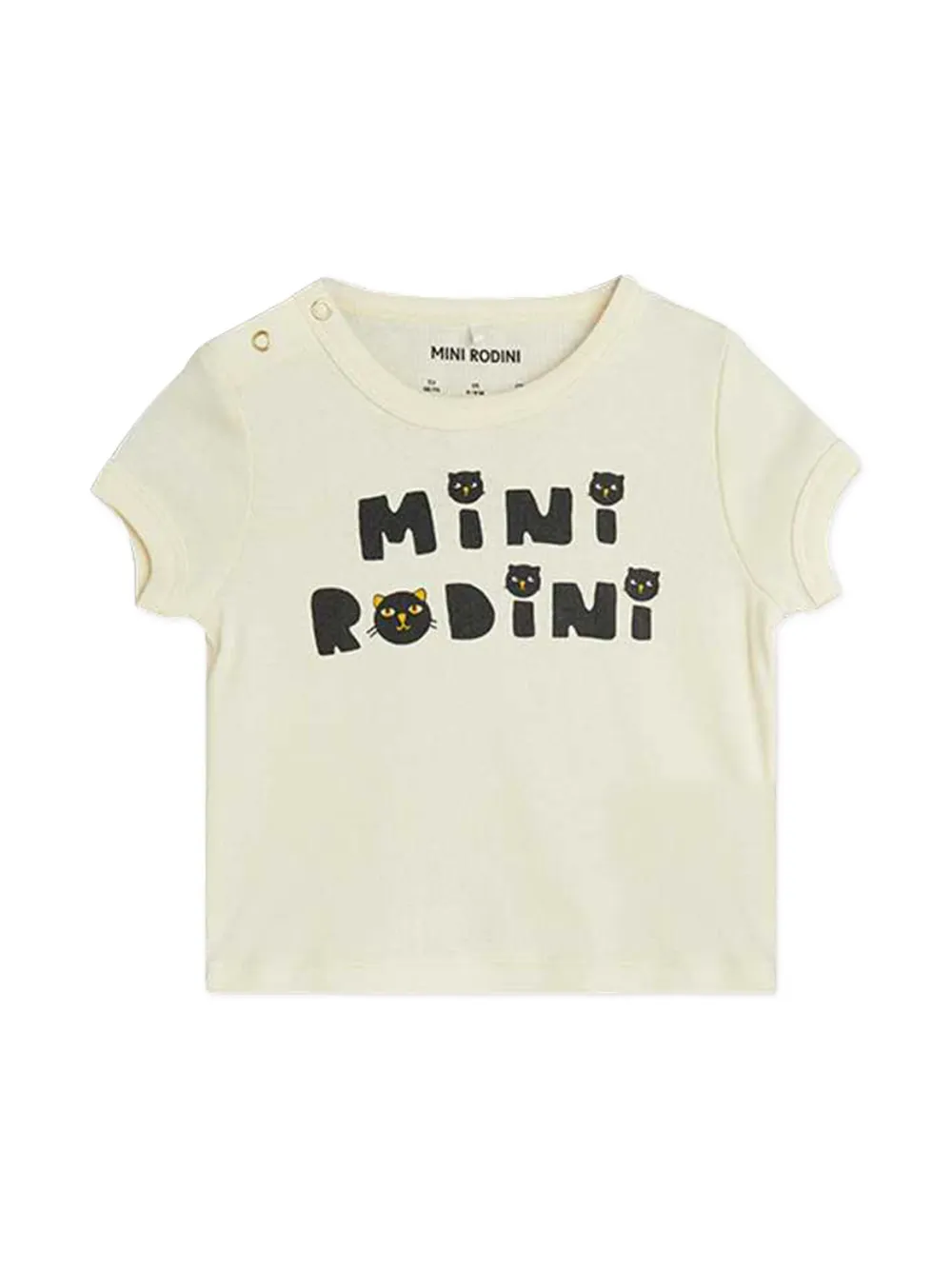 Mini Rodini Trainingspak met kattenprint Wit