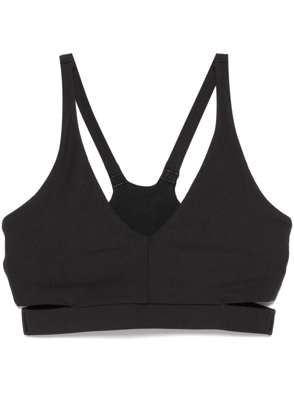 Nike Zenvy Rib sports bra – Black