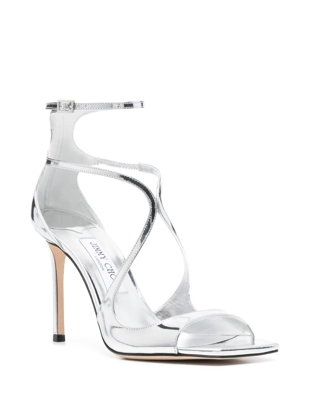 Jimmy Choo 95 mm Azia sandalen - Zilver