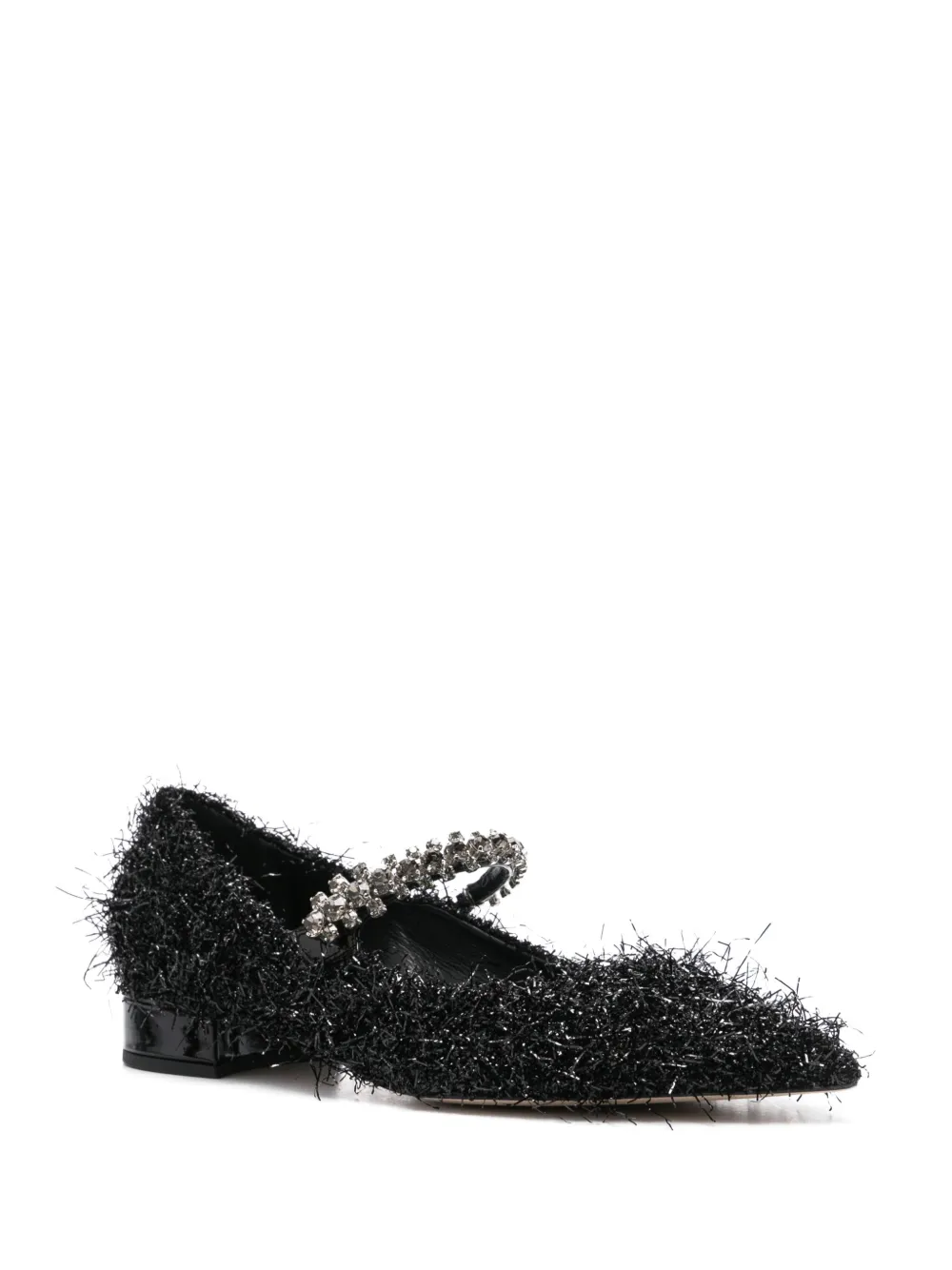 Jimmy Choo Bing ballerina's - Zwart