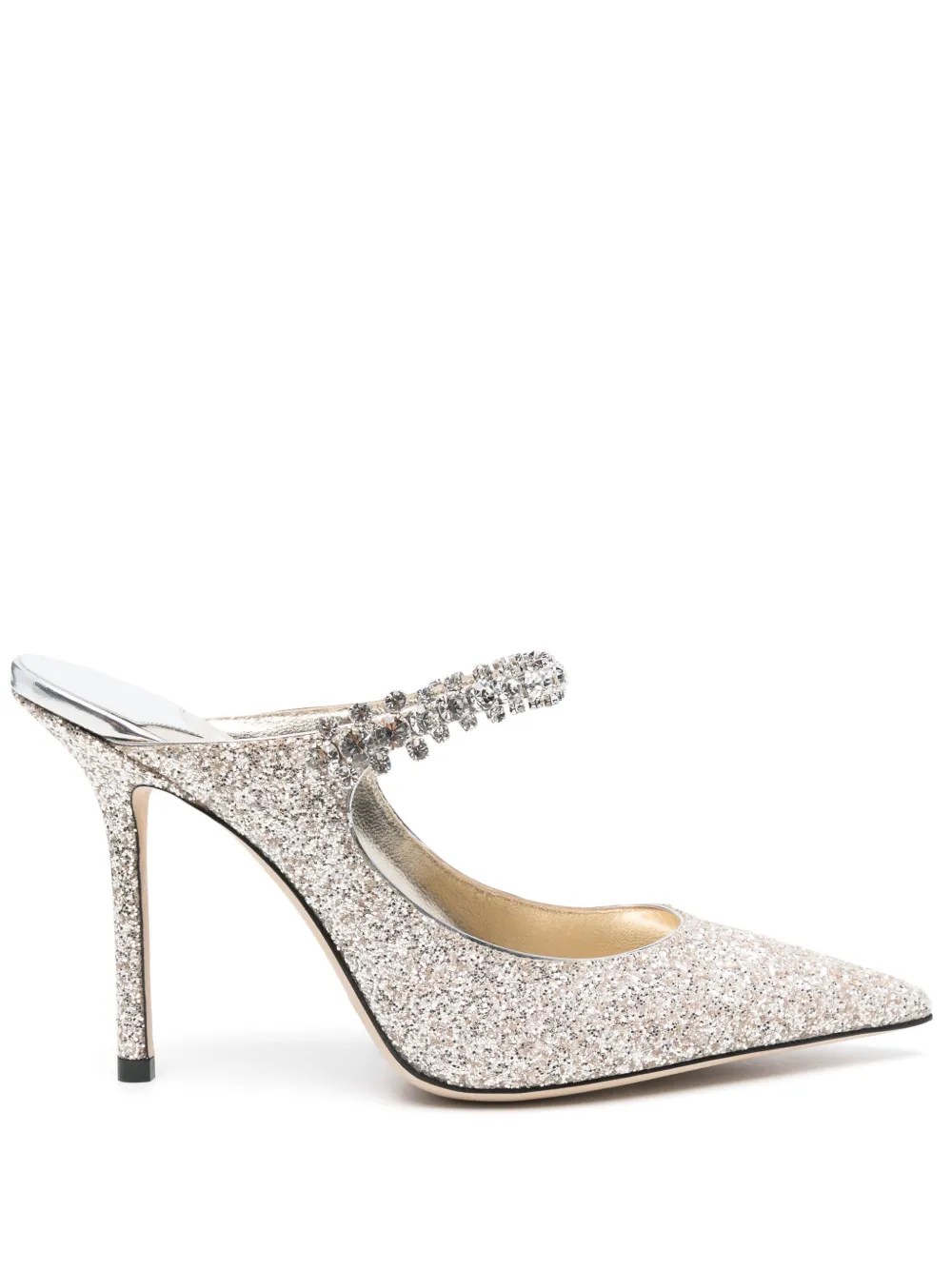 Jimmy Choo 100mm Bing muiltjes Goud