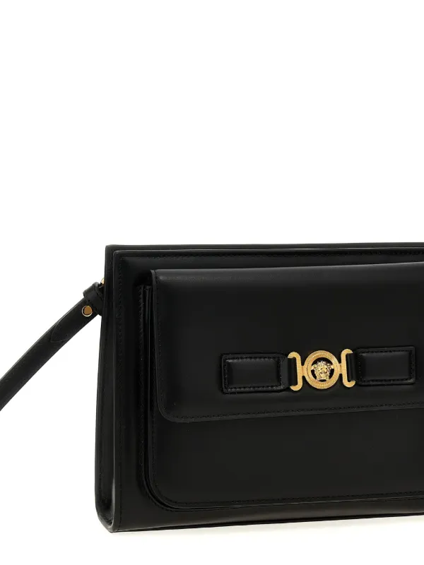 Versace ラ メドゥーサ クラッチバッグ | ブラック | FARFETCH JP