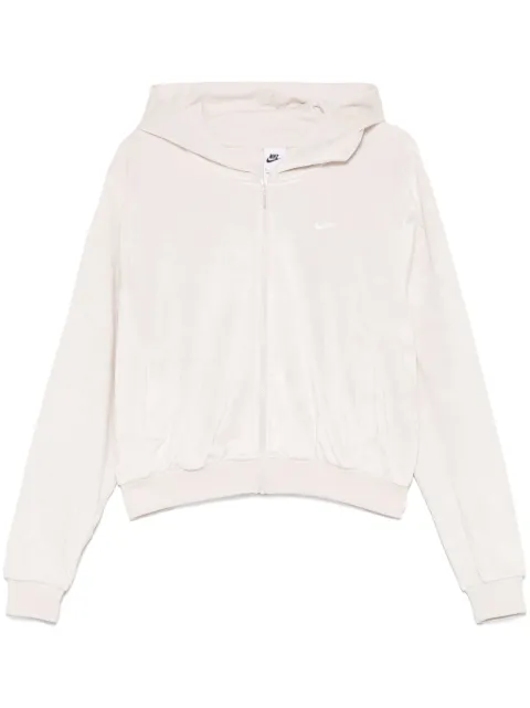 Nike velour full-zip hoodie