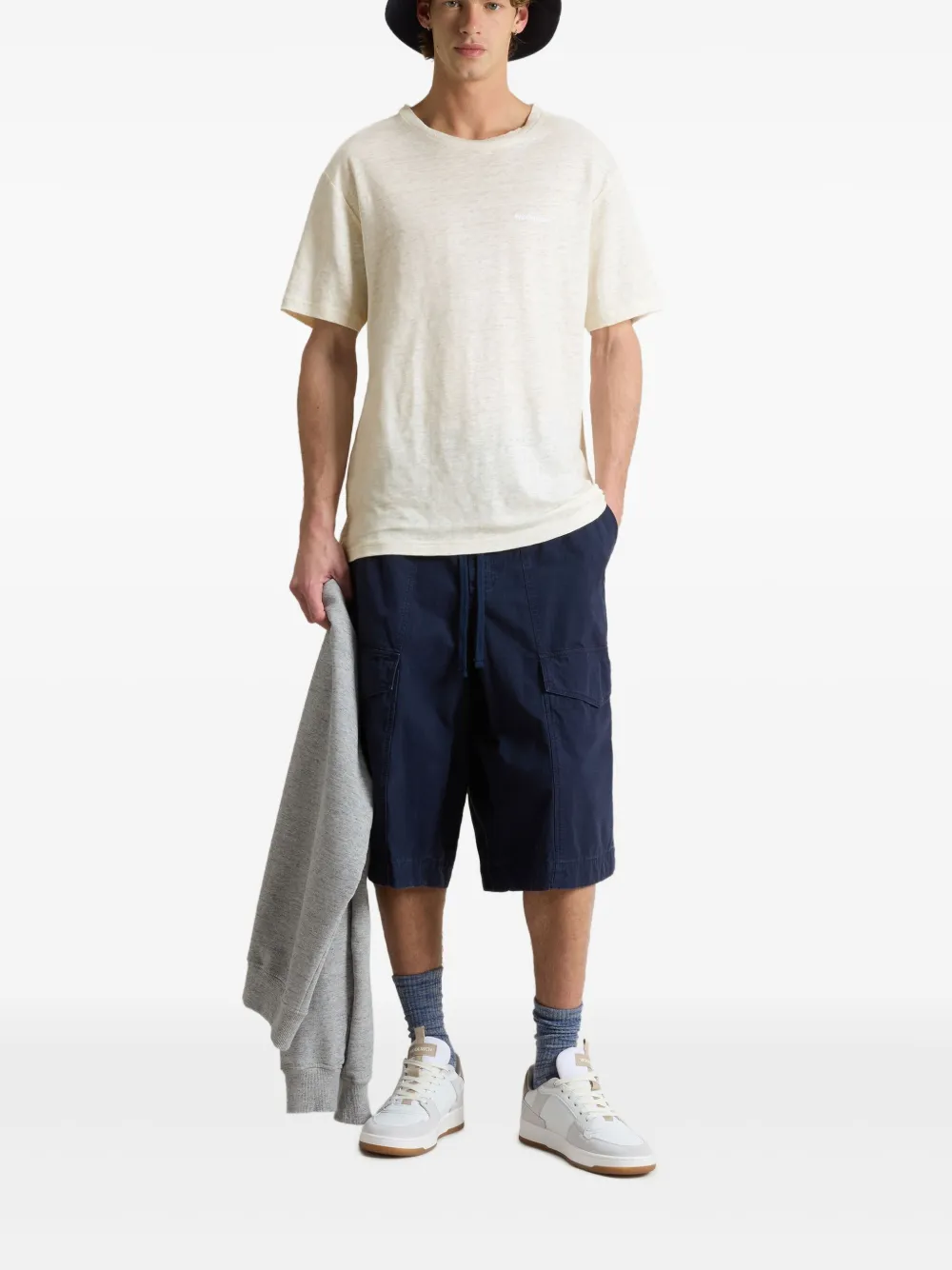 Woolrich linen T-shirt - Wit