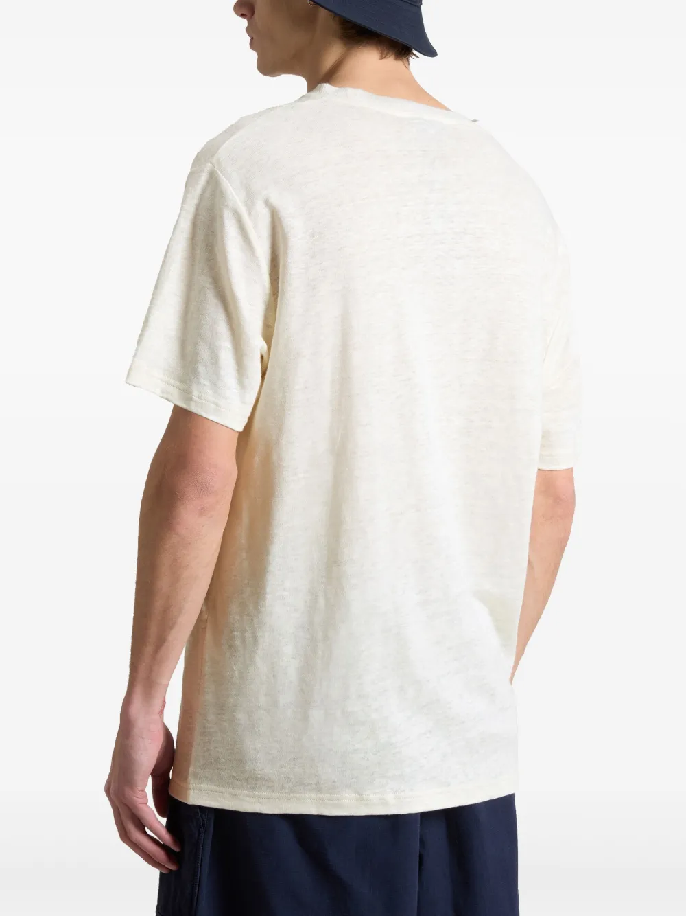 Woolrich Linnen T-shirt Wit
