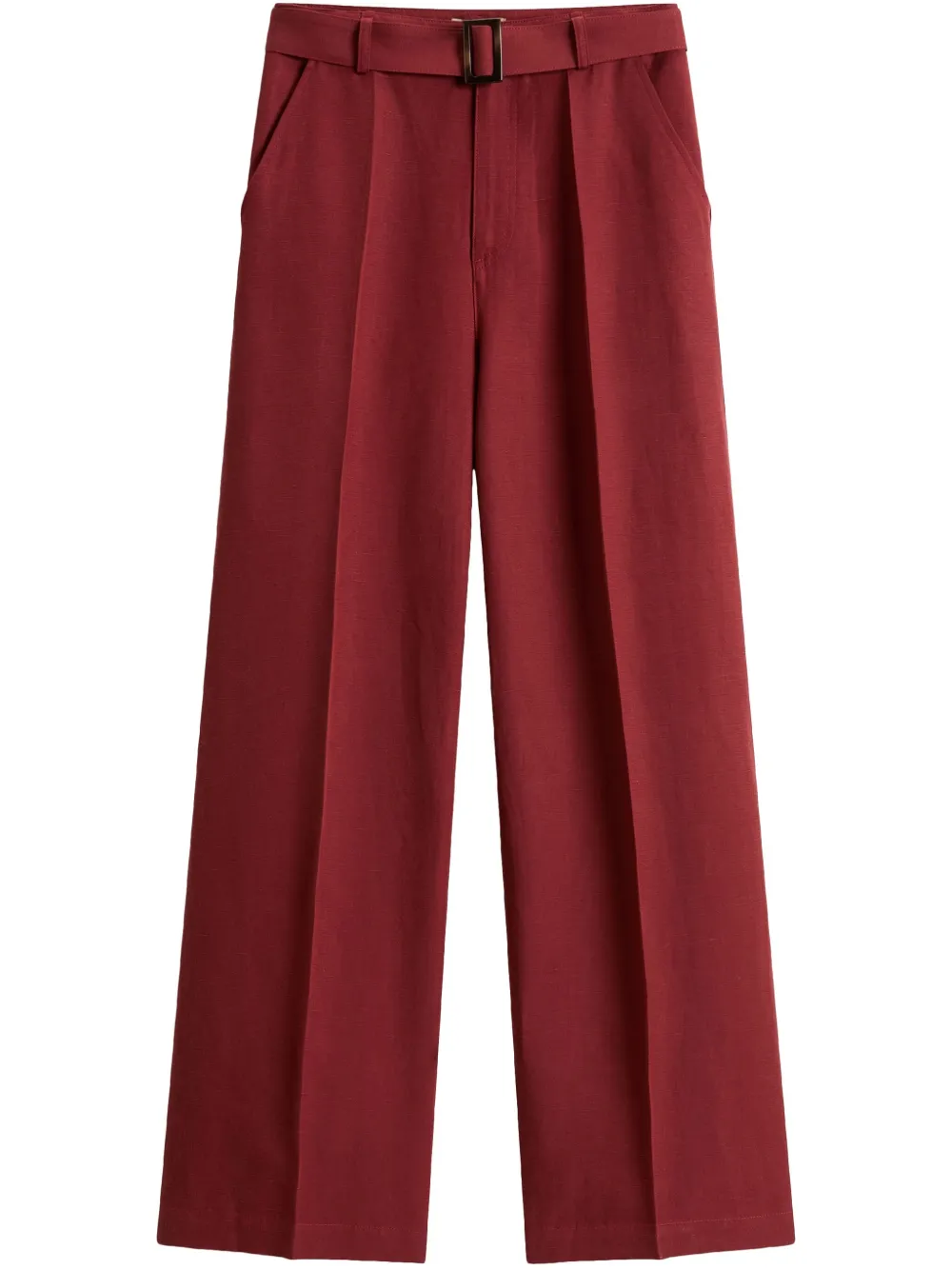 Woolrich Linnen broek Rood