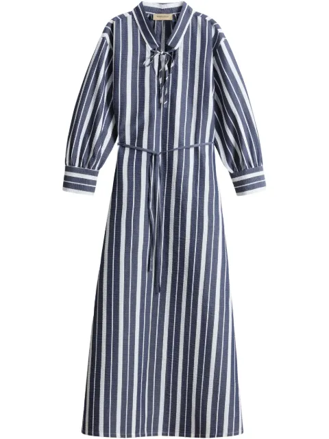 Woolrich striped midi dress 