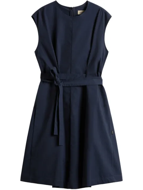 Woolrich poplin belted dress