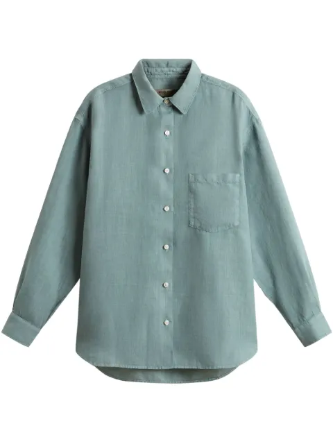 Woolrich camisa de lino