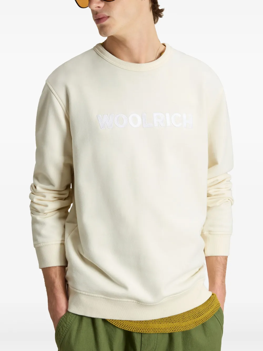 Woolrich Jersey sweater Wit