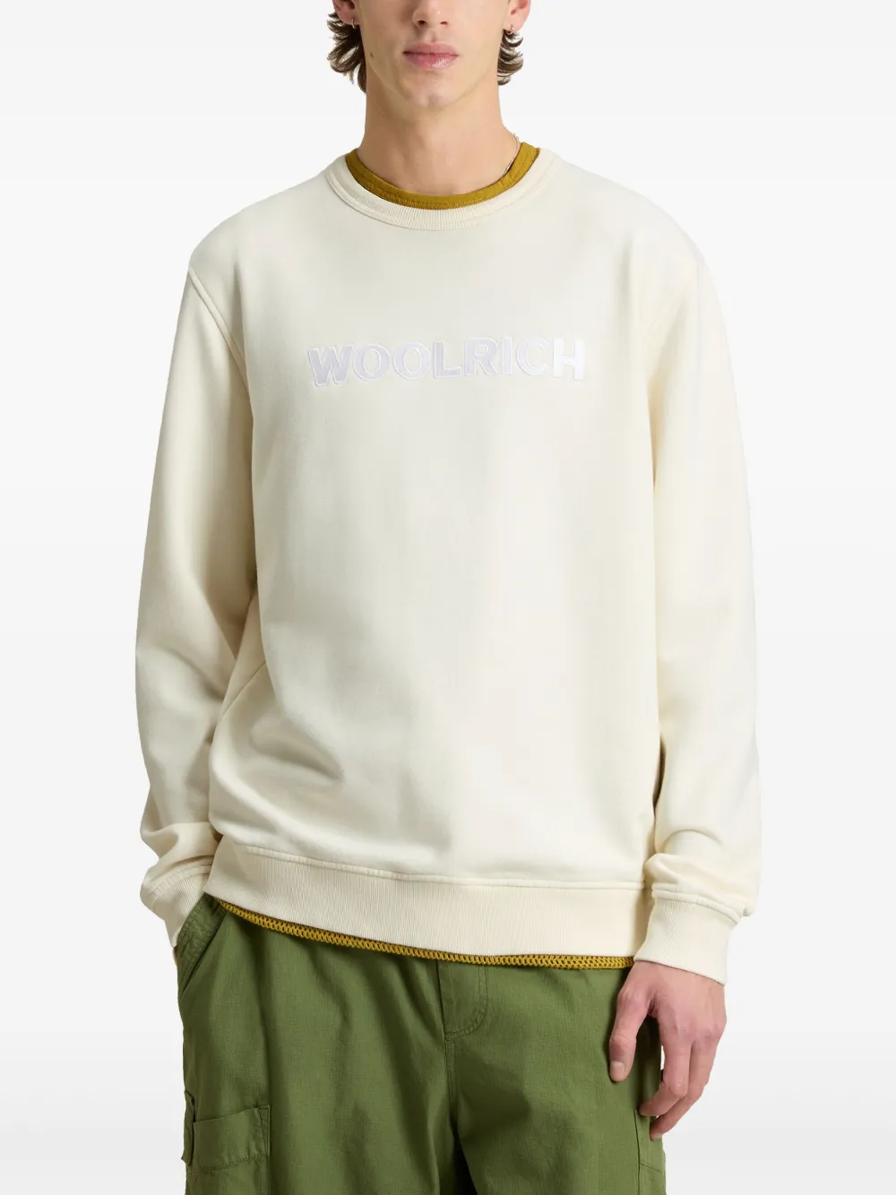 Woolrich Jersey sweater Wit