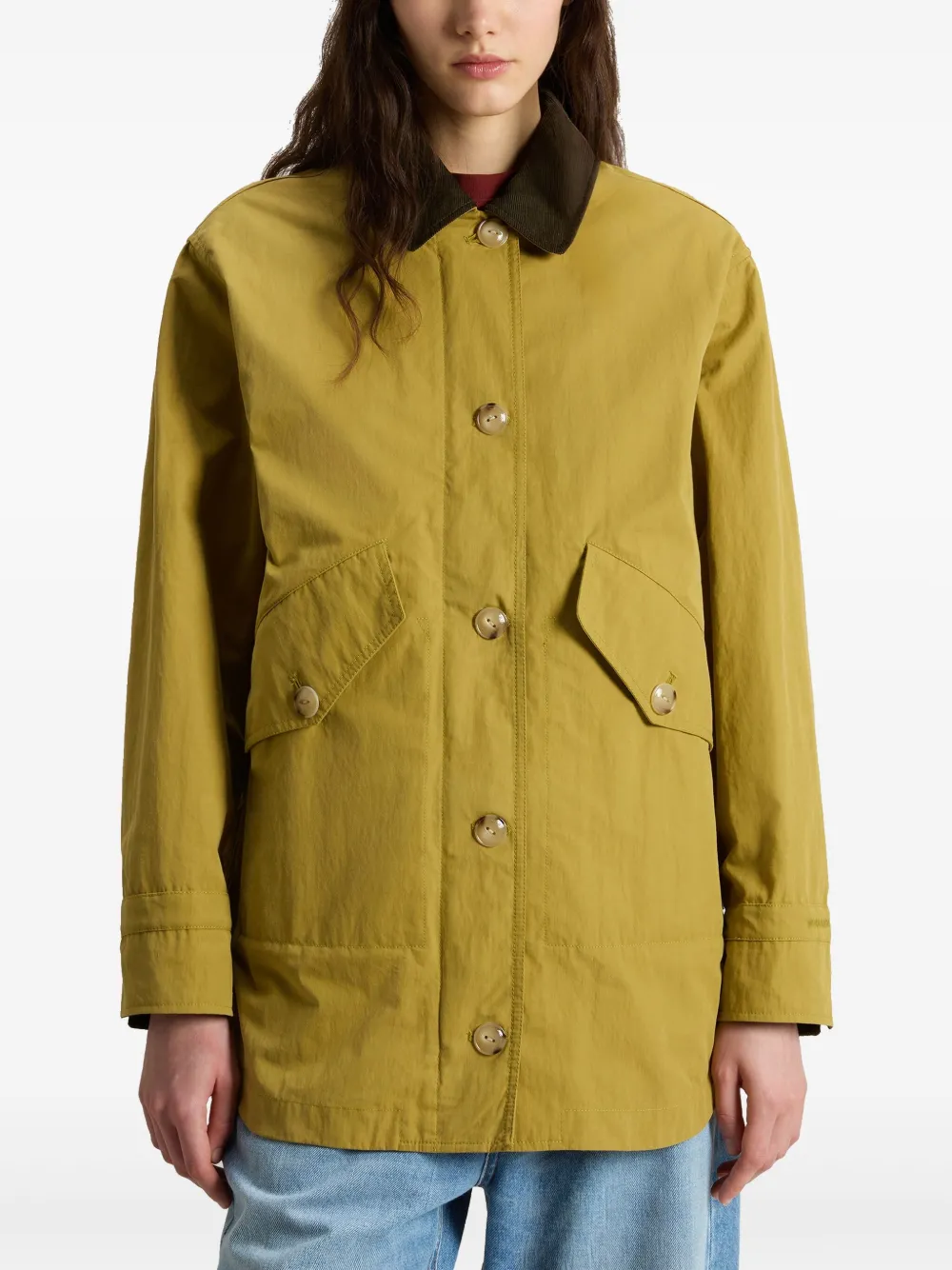 Woolrich Oversized jack Groen