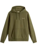 Woolrich logo-print hoodie - Green