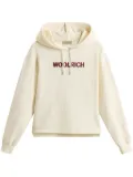 Woolrich logo-embroidered hoodie - White