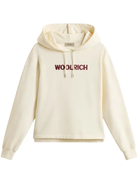 Woolrich logo-embroidered hoodie