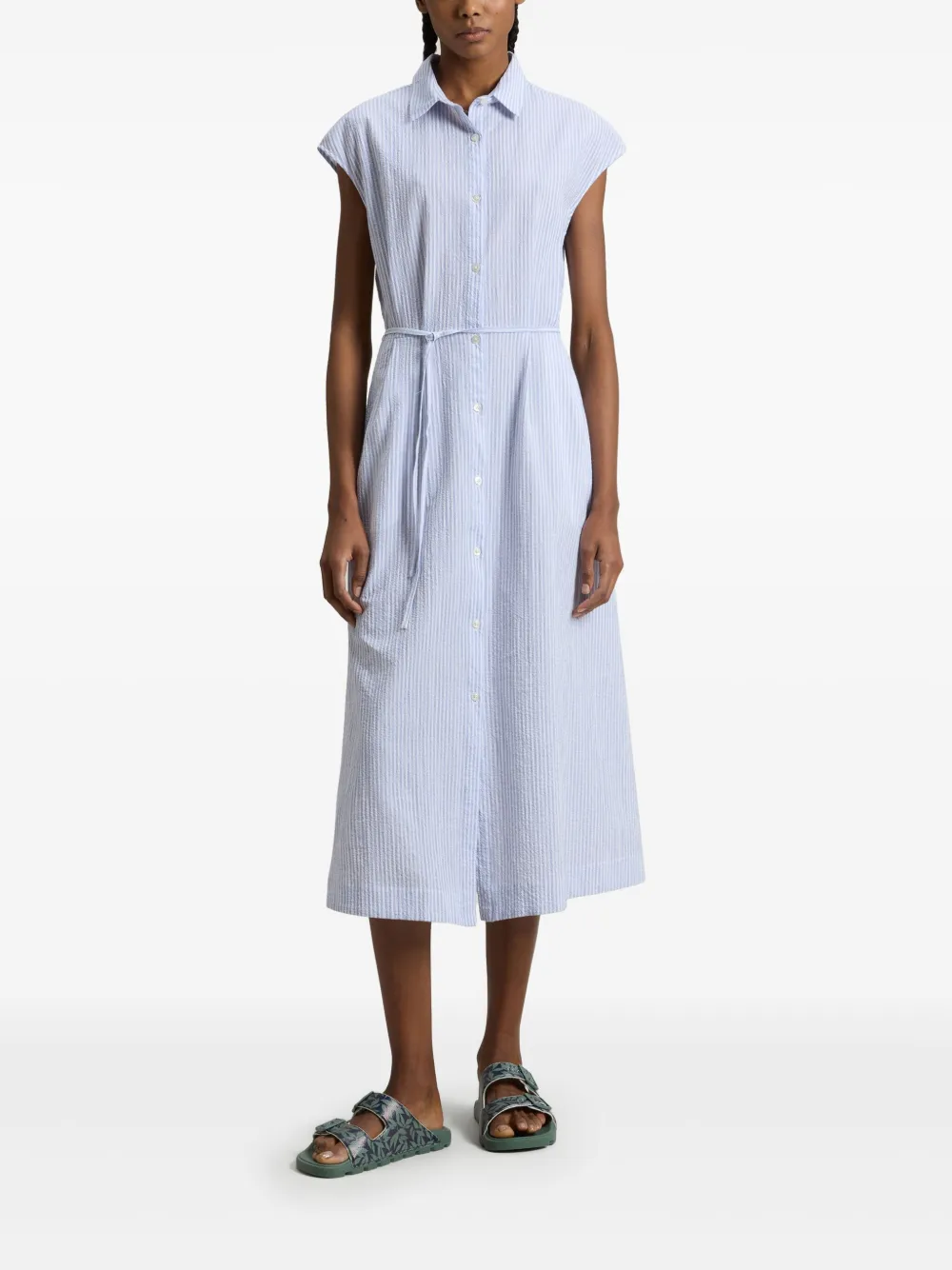 Woolrich Blousejurk met krijtstreep Blauw