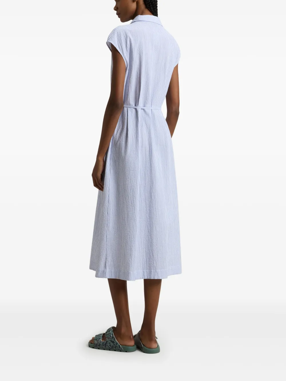 Woolrich Blousejurk met krijtstreep Blauw