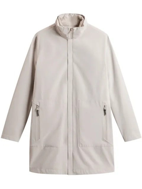 Woolrich parka con cuello de tortuga y cierre